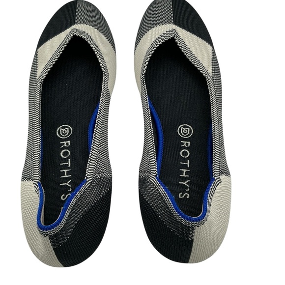Rothy's Black and White Women's Flats - Picture 5 of 8